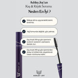 Ashley Joy Eyelash & Eyebrow Growth Serum: Strengthen, Volumize, Paraben-Free for Thicker, Longer Lashes & Brows