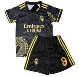 Kylian Mbappe Real Madrid Dragon Special Edition 3rd Jersey Toddler/Youth Soccer Jersey Kids Kit