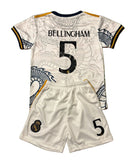 Bellingham Home Dragon Edition Kids Soccer Kit - Real Madrid 2 Piece Set