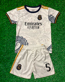 Bellingham Home Dragon Edition Kids Soccer Kit - Real Madrid 2 Piece Set