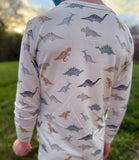 Snugglesaurus 2pc Henley Bamboo Pajamas - Sizes Newborn & Up!
