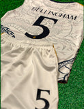 Bellingham Home Dragon Edition Kids Soccer Kit - Real Madrid 2 Piece Set