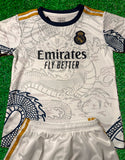 Bellingham Home Dragon Edition Kids Soccer Kit - Real Madrid 2 Piece Set