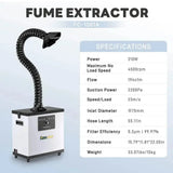 Fume Extractor for Gold Refining & Acid Work – Removes Nitric & Aqua Regia Fumes at Source