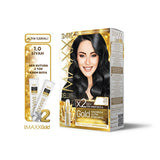 Maxx Deluxe Golden Beauty Hair Color 1.0 Black
