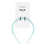 Eklips Jeweled Headband in Green for Elegant Styling