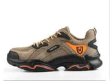 Men's Steel Toe Safety Work Shoes - Lightweight Outdoor Protective Footwear