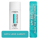 L'Oreal Paris Bright Reveal SPF 50+ Anti-Dark Spot Face Sunscreen - Lightweight, Non-Greasy Daily UV Protection for Sensitive Skin