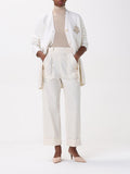 Max Mara Pants Woman White