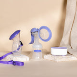 Lansinoh Silicone Breast Pump - Manual, Portable, and Easy-to-Use Breastfeeding Accessory for New Mothers