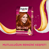 Palette Deluxe Intense Copper Hair Dye 7-77 - Long-Lasting, Nourishing Hair Color