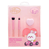 Eklips Character 4-Piece Makeup Brush and Sponge Set