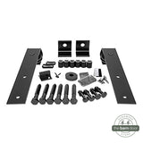 Flat Top Strap Heavy Duty Sliding Barn Door Hardware Kit