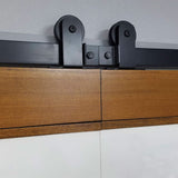 Minimalist Straight Top Mount Barn Door Hardware Kit