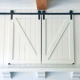 Mini Straight Strap Barn Door Hardware Kit