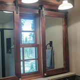 Mini Straight Strap Barn Door Hardware Kit