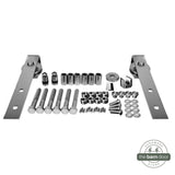Flat Top Strap Stainless Steel Barn Door Hardware Kit