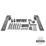 J-Strap Stainless Steel Barn Door Hardware Kit