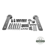Straight Strap Stainless Steel Barn Door Hardware Kit