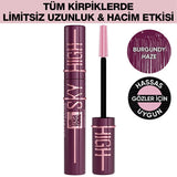 Maybelline New York Lash Sensational Sky High Burgundy Haze Mascara - Long-Lasting Volume & Length