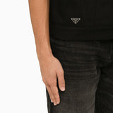 Prada Men Black Denim Waistcoat