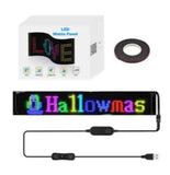 LED Scrolling Sign USB 5V Bluetooth App Control Customizable Car Display