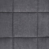 King Plush Sherpa Reversible Micro Suede Comforter Set in Gray