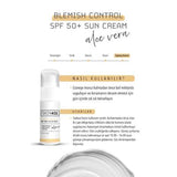 Skin401 Blemish Control Spf+50 Sunscreen 50 ml - SPF 50+ Moisturizing Sunblock with Aloe Vera