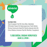 Siveno Natural Lip Balm with Mint & Lemon - Cruelty-Free, Organic Lip Care