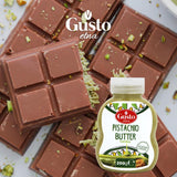 Gusto Etna Pistachio Butter Squeeze Bottle 200g (7.05 oz) – 20% Pistachios, Italian Pistachio Cream Spread for Desserts & Viral Dubai Strawberry Cup