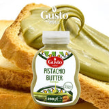 Gusto Etna Pistachio Butter Squeeze Bottle 200g (7.05 oz) – 20% Pistachios, Italian Pistachio Cream Spread for Desserts & Viral Dubai Strawberry Cup