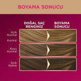 Palette Deluxe 8-0 Honey Blonde Hair Dye - Permanent, Long Lasting Color & Shine, Deep Nourishment with Oils