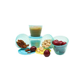Mycey 3-Piece Breast Milk Storage Container Set with Leakproof Lids - Convenient Baby Food Storage for Breastfeeding Mothers