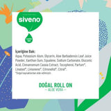 Siveno Aloe Vera Roll-On Deodorant: Natural, Soothing, & Refreshing Underarm Care for Sensitive Skin - Aluminum & Paraben Free