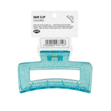 Eklips Rectangular Glittery Blue Claw Clip Hair Accessory