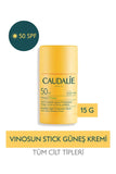 Caudalie Vinosun Protect SPF 50 Sunscreen Stick: Invisible, Vegan & Fragrance-Free High Protection for Face, Lips & Sensitive Skin