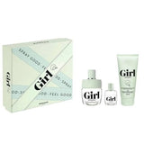Girl by Rochas Ladies 3Pcs Set for Women EDT Spray
