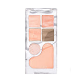 rom&nd Bare Layer Palette 01 Apricot Mood: Korean Eye & Cheek Palette for Matte & Shimmer Looks - Highly Pigmented, Multi-Use Makeup