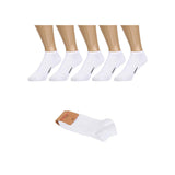 Ozzy Socks Men's Seamless Socks - 5 Pack Comfortable Cotton White Socks for Men (Size 40/44)