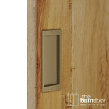 Barn Door Square Corner Flush Pull