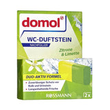 Domol Toilet Rim Block Refill Lemon Fresh Scent 80g