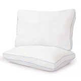 2-Pack: Royale Linens  Gusseted Pillows Soft Hotel Quality