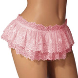 Women Sexy Lingerie Lace Perspective Ladies Dress Erotic Sexy Underwear Transparent Thongs Plus Size Sexy Skirt For Sex