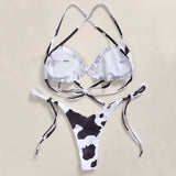 Sexy Ruffle Frilled Micro Thong Bikini 2025 Women Swimwear Female Swimsuit Two-pieces Bikini set String Bather Bathing Suit Swim