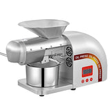 New Stainless Steel Oil Press Machine Commercial Home Oil Extractor Expeller Presser Press Press Hydraulic Sunflower Oil Press