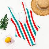 2026 Printed Zipper Swimsuit One Piece Sexy Swimwear Women Floral Bathers Bathing Swimming Swim Suit Female Beachwear