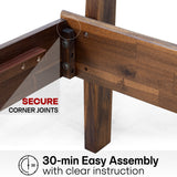 Aurora Solid Wood Bed Frame