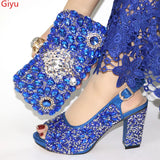 Doershow Women Shoes and Bags To Match Set Italy Party Pumps Italian Matching Shoe and Bag Set for Party shoes! 1-2