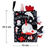 Baby Cloth Book Cartoon Animal Sensory Learning Toy