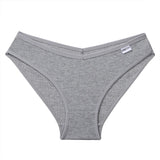 FINETOO Women Cotton Panties Female Sexy V Wasit Briefs Pantys Ladies Breathable Underwear Girls M-2XL Intimates Lingerie Soft